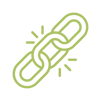 A small chain with three intertwined links.