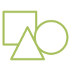 Models for CDL icon: three shapes (a square, a circle, a triangle) slightly overlaid onto each other.